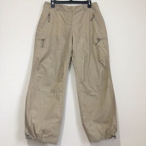 NY Jeans New York Company High Rise Tan Cargo Causal Pants